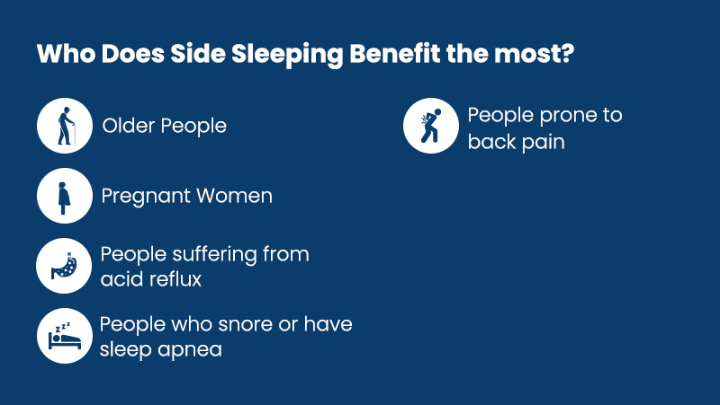 Who Does Side Sleeping Benefit the most